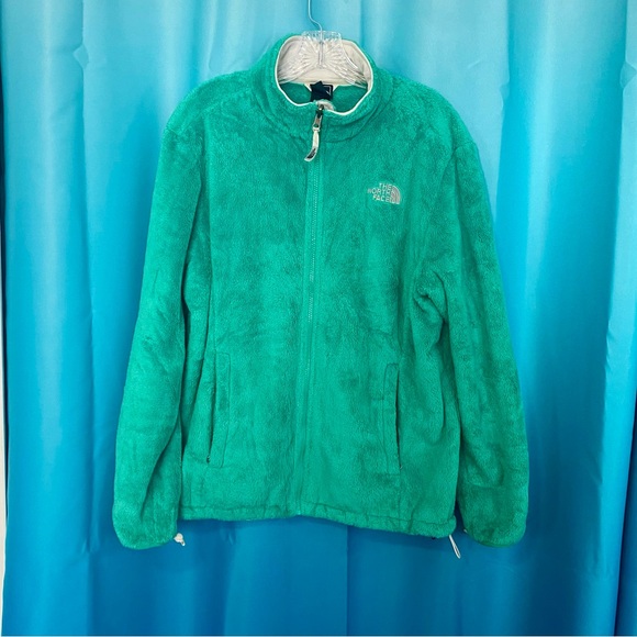 The North Face. Green Fleece “Osito” Jacket. Super Soft. Women Size XL. - Picture 1 of 9